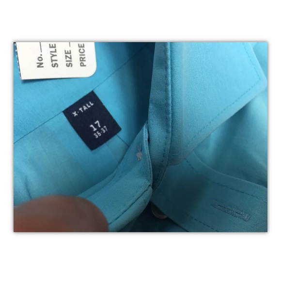 Stafford,men,shirts(2),blue,formal, $15each,Sz17.: - Picture 6 of 8